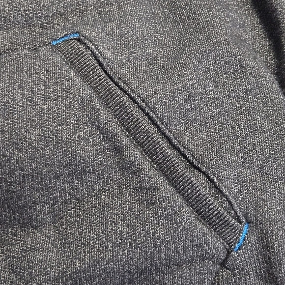 Columbia Sportswear Men's Heather Black Quarter Zip Fleece Sweater Size Large - Picture 6 of 11